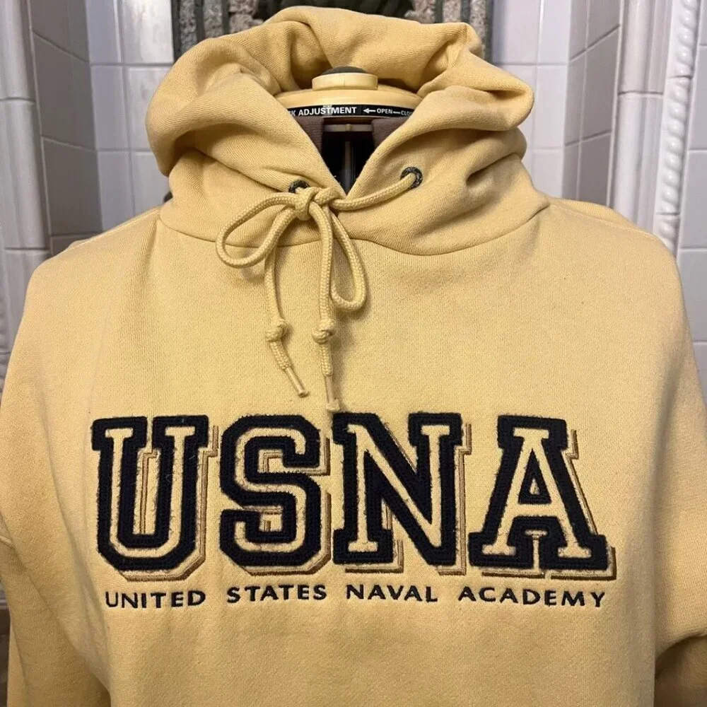 US Naval Academy . Sz L. New. Hoodie Sweatshirt. $75 Annapolis Academy Store D - Picture 2 of 7